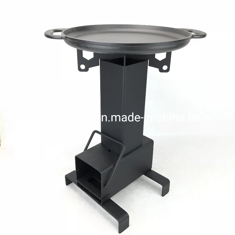 Detachable Portable Camping Cook Rocket Stove Outdoor Foldable Wood Stove Picnic Stove